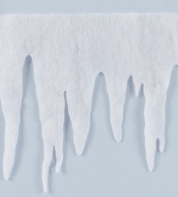 2 Meter Deep Icicle Fringe