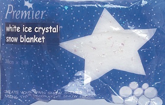 3 Meter Ice Crystal Snow Cover Blanket